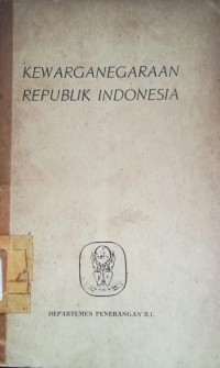 Image of Kewarganegaraan Republik Indonesia