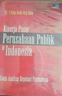 Image of Kinerja Pasar perusahaan Publik di Indonesia