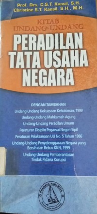 Image of Kitab Undang-Undang Peradilan Tata Usaha Negara