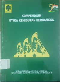 Image of Kompendium Etika Kehidupan Berbangsa