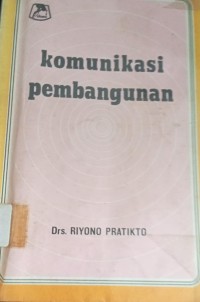 Komunikasi Pembangunan