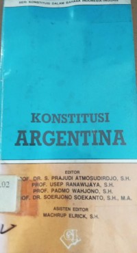 Image of Konstitusi Argentina