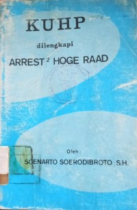 Image of KUHP ( dilengkapi ARREST2 HOGE RAAD )