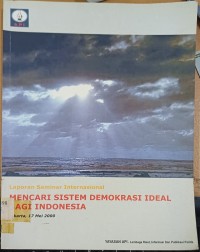 Image of Laporan Seminar Demokrasi Ideal bagi Indonesia