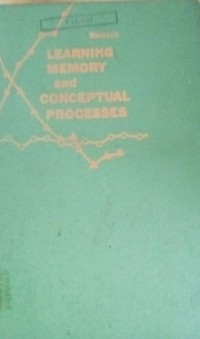 Image of Learning Memory And Conceptual Processes