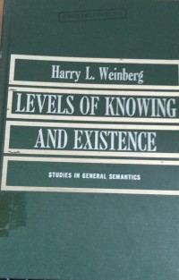 Image of Levels Of Knowing And Existence