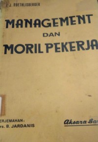 Image of Management dan Moril Pekerja