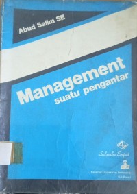Image of Management Sustu pengantar
