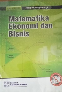 Image of Matematika Ekonomi dan Bisnis