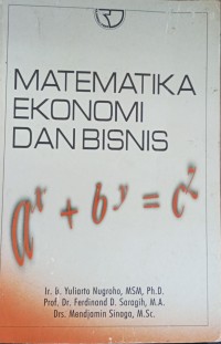 Image of Matematika Ekonomi Dan Bisnis