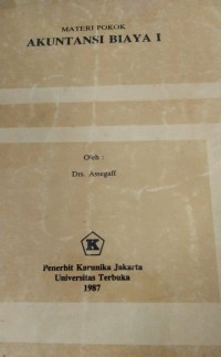 Image of Materi Pokok Akuntansi Biaya 1