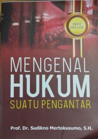 Image of Mengenal Hukum Suatu Pengantar (Edisi Revisi)