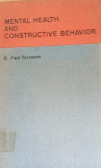Image of Mental Health And Constructive Behavior
