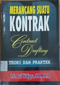 Image of Merancang Suatu Kontrak ( Teori dan Praktek )