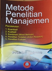 Image of Metode Penelitian Manajemen