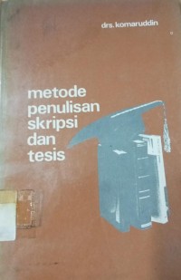 Image of Metode Penulisan Skripsi Dan Tesis