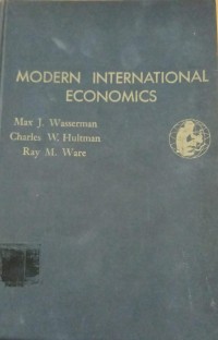 Image of Modern International Economics