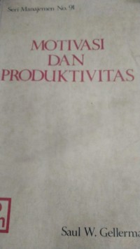Image of Motivasi Dan Produktivitas