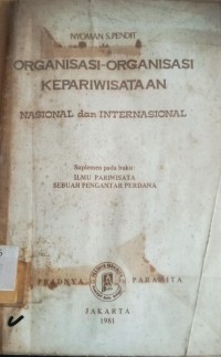 Image of Organisasi - Organisasi Kepariwisataan