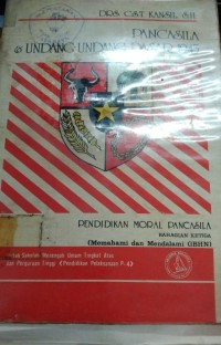 Pancasila Dan UUD 1945 Bagian Ketiga(memahami dan mendalami GBHN