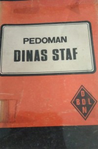 Image of Pedoman Dinas Staf
