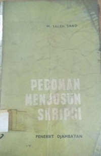 Image of Pedoman Menyusun Skripsi