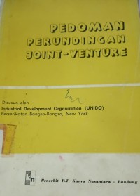 Image of Pedoman Perundingan Joint-Venture