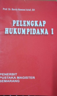 Image of Pelengkap Hukum Pidana I