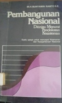 Image of Pembangunan nasional ditinjau menurut pendekatan kesisteman