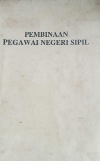 Image of Pembinaan Pegawai Negeri Sipil