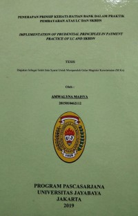 Penerapan ketentuan klausul negatif dalam perjanjian kredit terhadap tindakan hukum yang dilakukan oleh perseroan terbatas penerima kredit