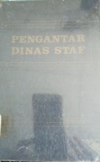 Image of Pengantar Dinas Staf
