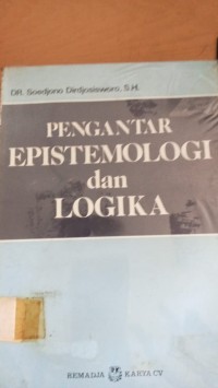 Image of Pengantar Epistemologi Dan Logika