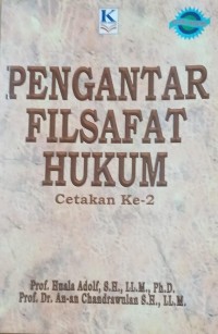 Image of Pengantar Filsafat Hukum