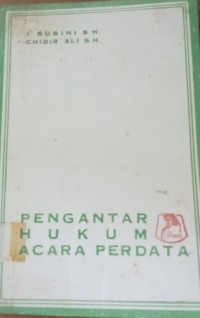 Image of Pengantar Hukum Acara Perdata