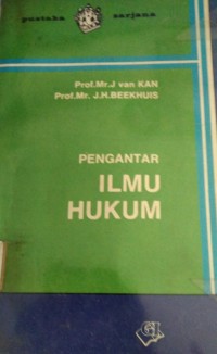 Image of Pengantar Ilmu Hukum