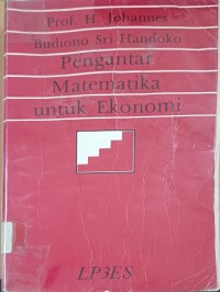 Image of Pengantar Matematika Untuk Ekonomi