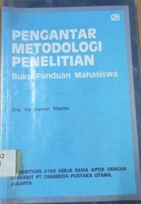 Image of pengantar metodologi penelitian Buku Panduan Mahasiswa