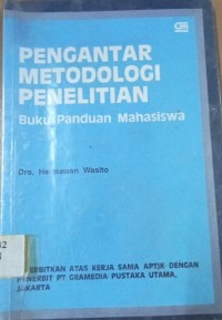 pengantar metodologi penelitian Buku Panduan Mahasiswa