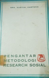 Image of Pengantar Metodologi Research Sosial