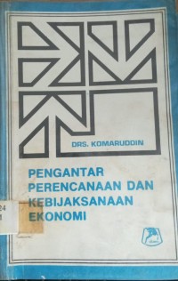 Image of Pengantar Perencanaan Dan Kebijaksanaan Ekonomi