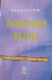 Image of Pengantar Psikologi Klinis