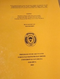 PENGARUH CASH RATIO, RETURN ON ASSET TERHADAP DIVIDEN PAYOUT RATIO (STUDI KASUS PADA PT KALBE FARMA TBK YANG TERDAFTAR DI BURSA EFEK INDONESIA)