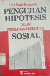 Image of Pengujian Hipotesis Dalam Penelitian-Penelitian Sosial