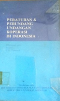 Image of Peraturan & Perundangan Koperasi Di Indonesia