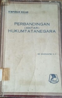 Image of Perbandingan ( Antar ) Hukum Tata Negara