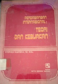 Image of Perdagangan Internasional:teori dan Kebijakan