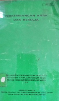 Perkembangan Anak Dan Remaja