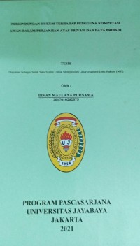 Perlindungan Hukum Terhadap Pengguna Komputasi Awan Dalam Perjanjian atas Privasi Dan Data Pribadi