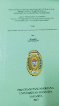 Perlindungan Hukum Terhadap Petani Penggarap Akibat Pembatalan Sertipikat Redistribusi Tanah Obyek Landreform